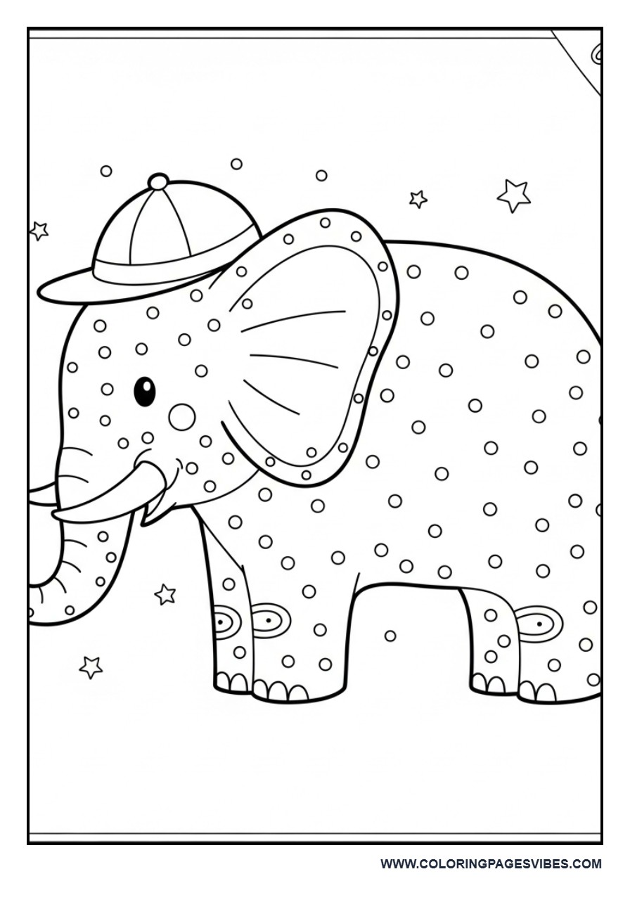 Elephant Pattern Practice Page