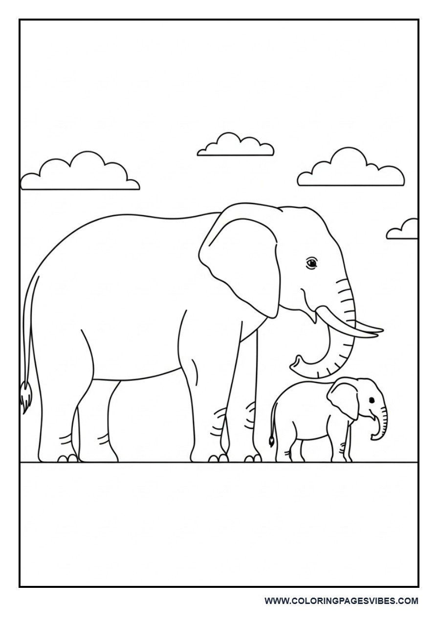 Elephant Size Comparison (Big and Small)