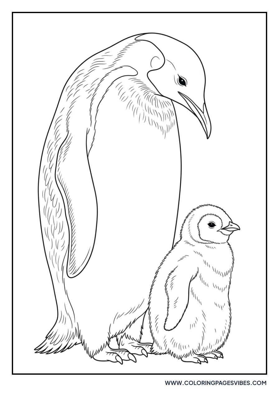 Detailed Adult with Chick
