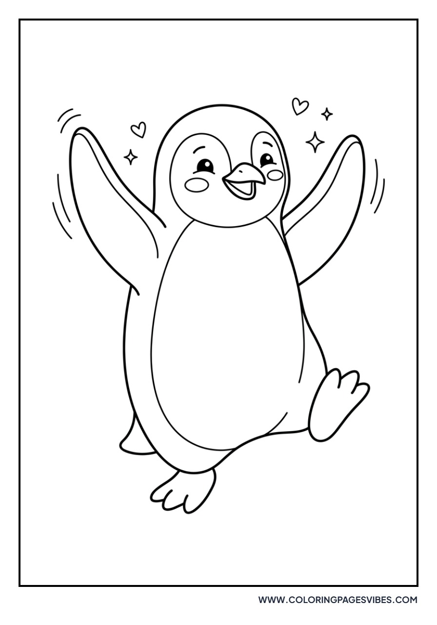 Happy Dancing Penguin