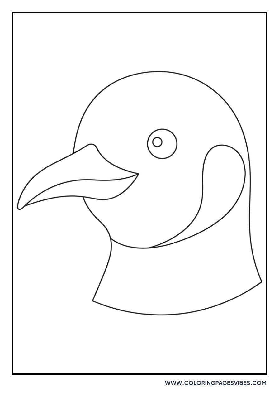 Large Penguin Face