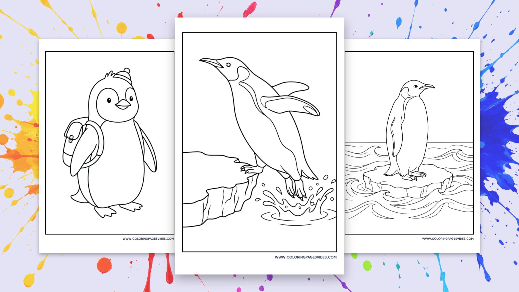 80+ Emperor Penguin Coloring Pages – Free Printable PDF Fun