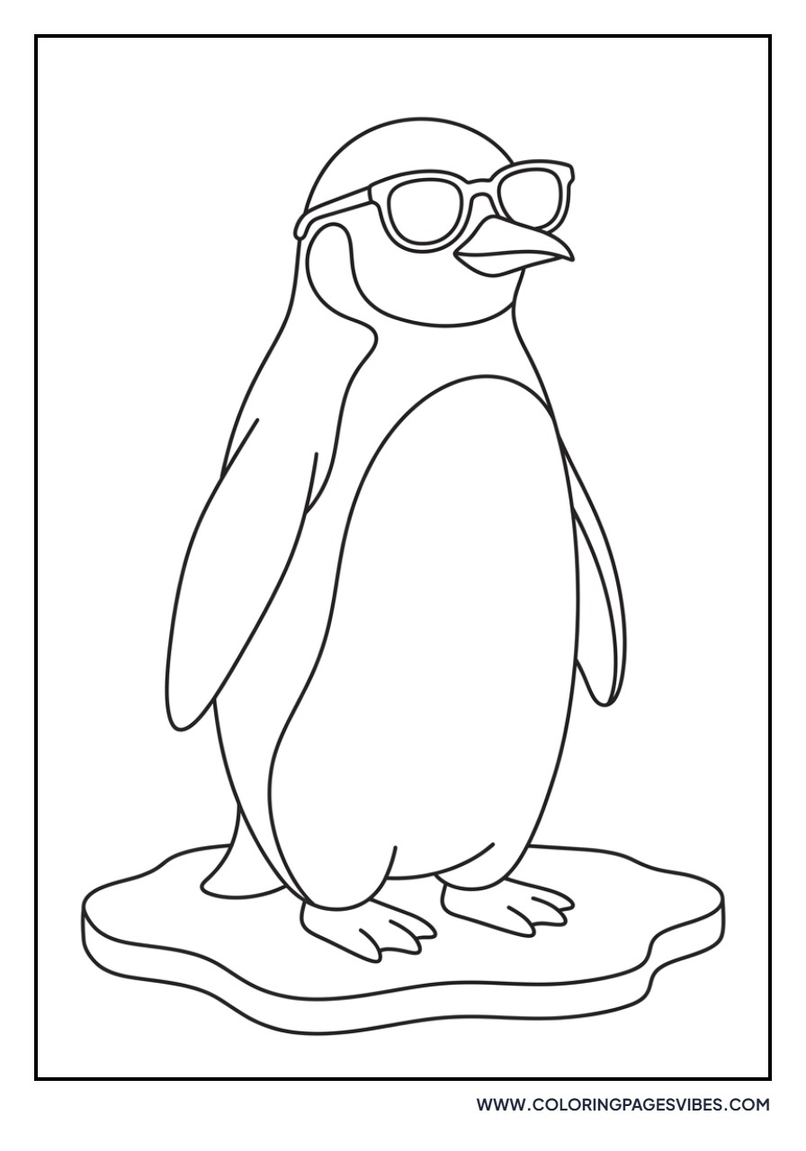 Penguin Wearing Sunglasses