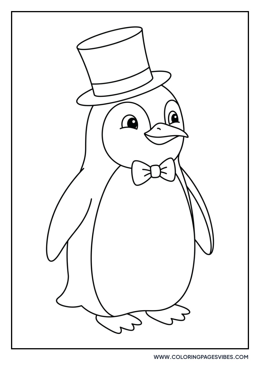 Penguin with a Top Hat