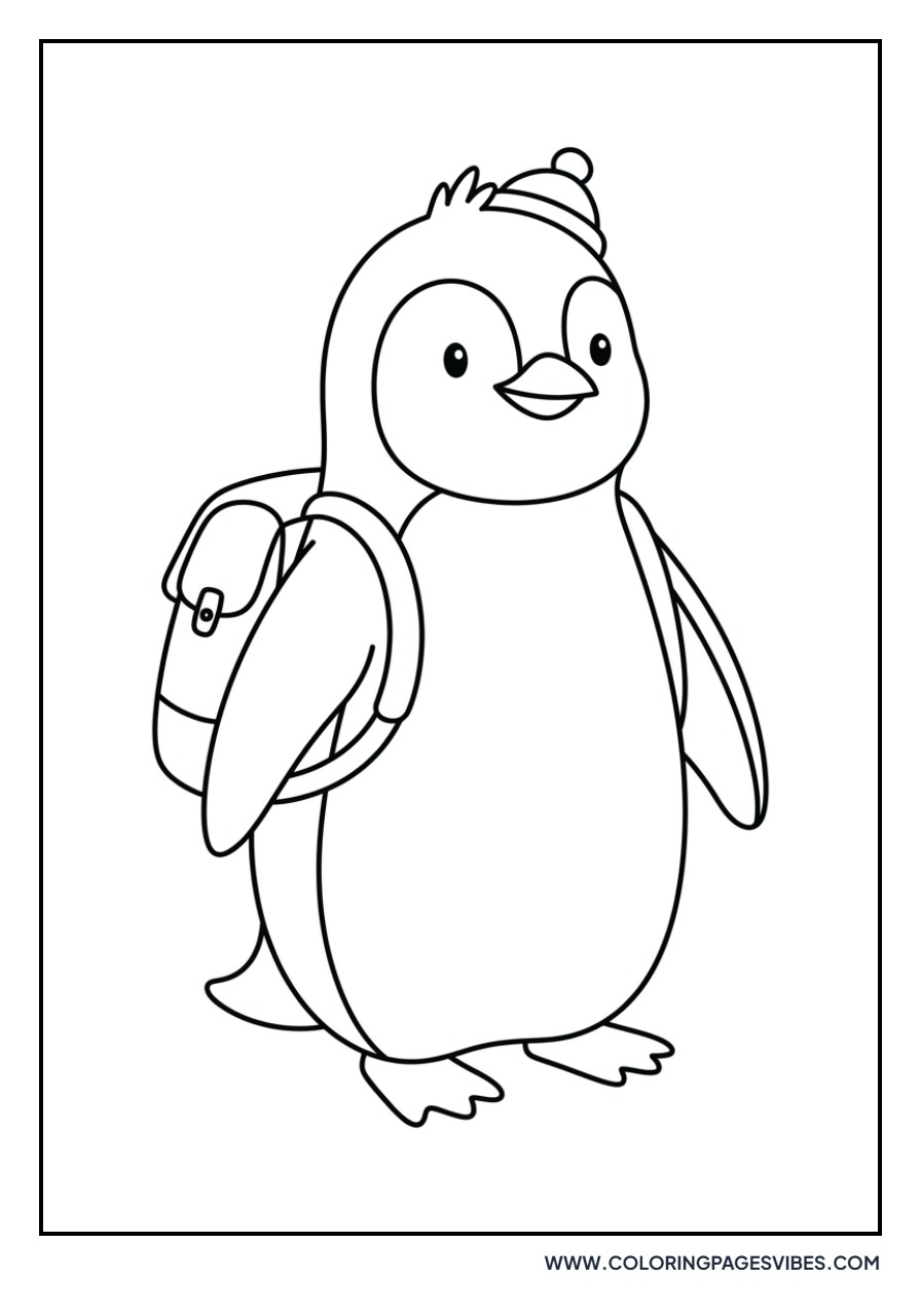 Penguin with Backpack