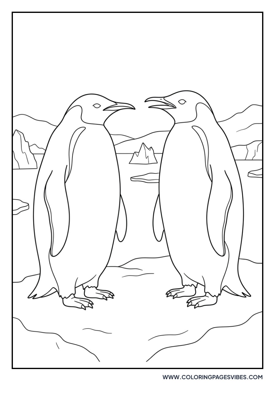 Two Penguins Greeting