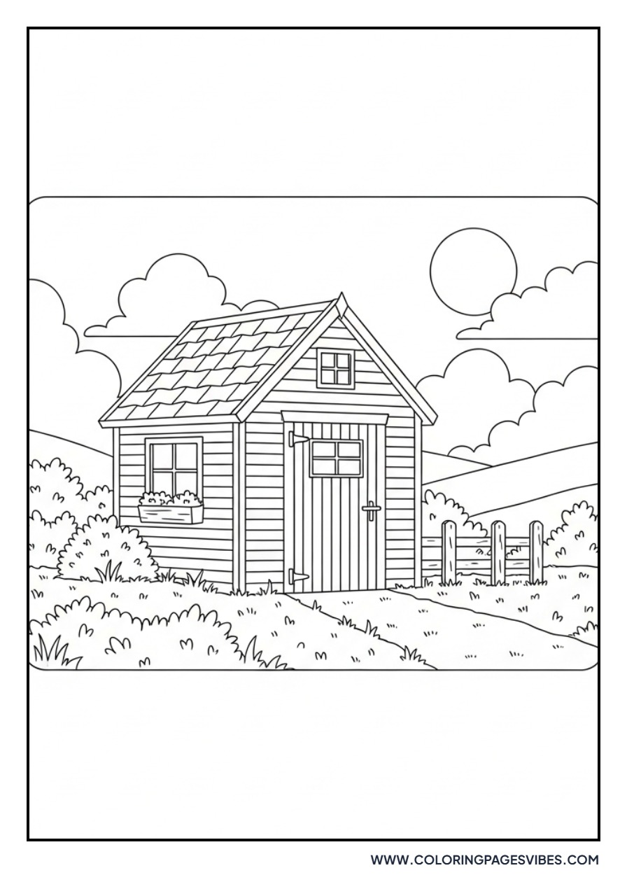 Garden Shed on Farm