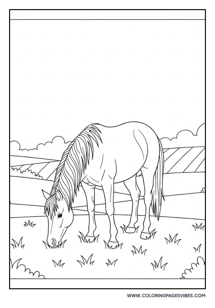 Horse in Pasture