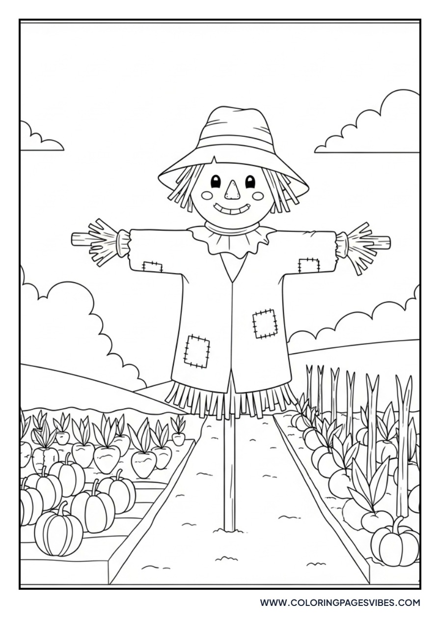 Scarecrow in Garden