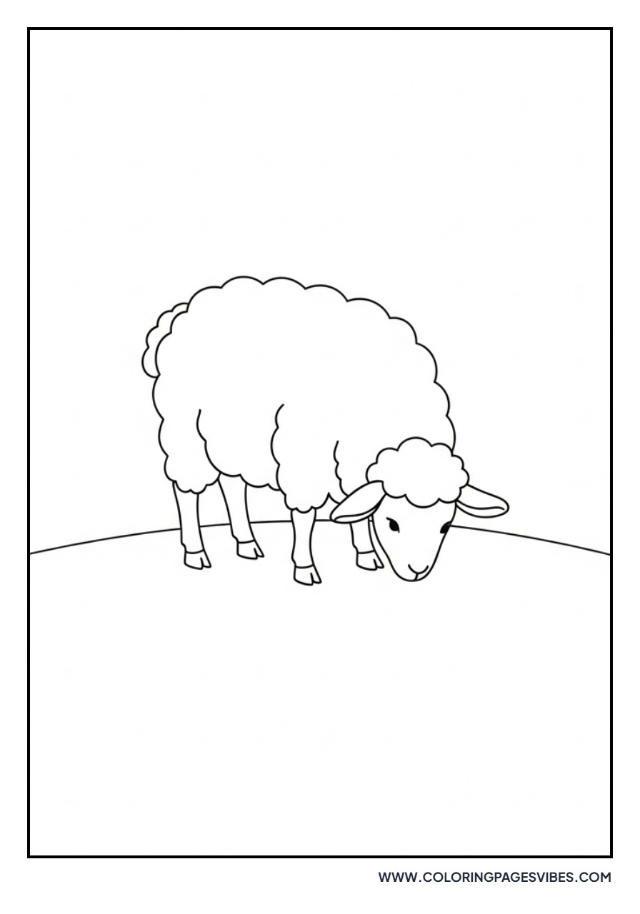 Sheep on a Hill