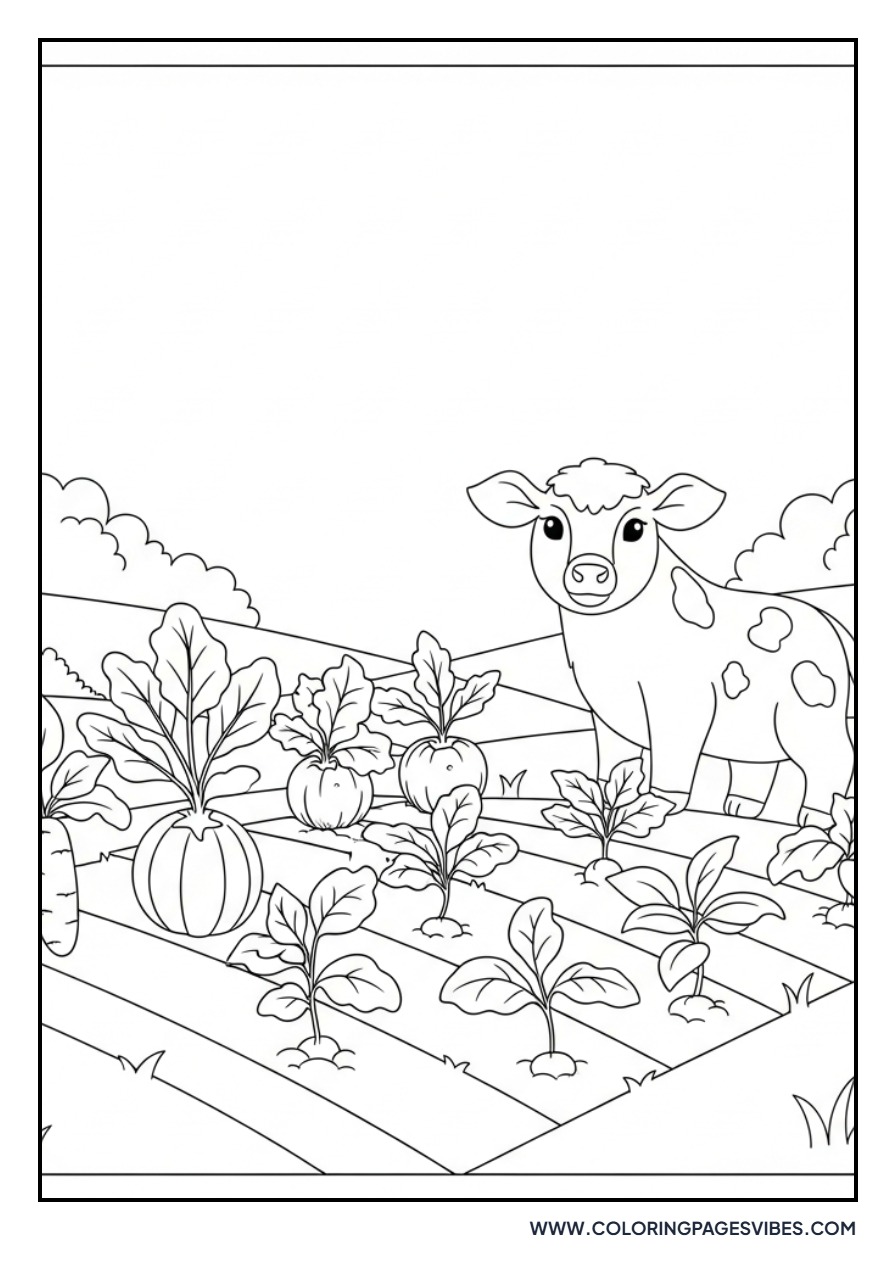 Vegetable Patch Scene