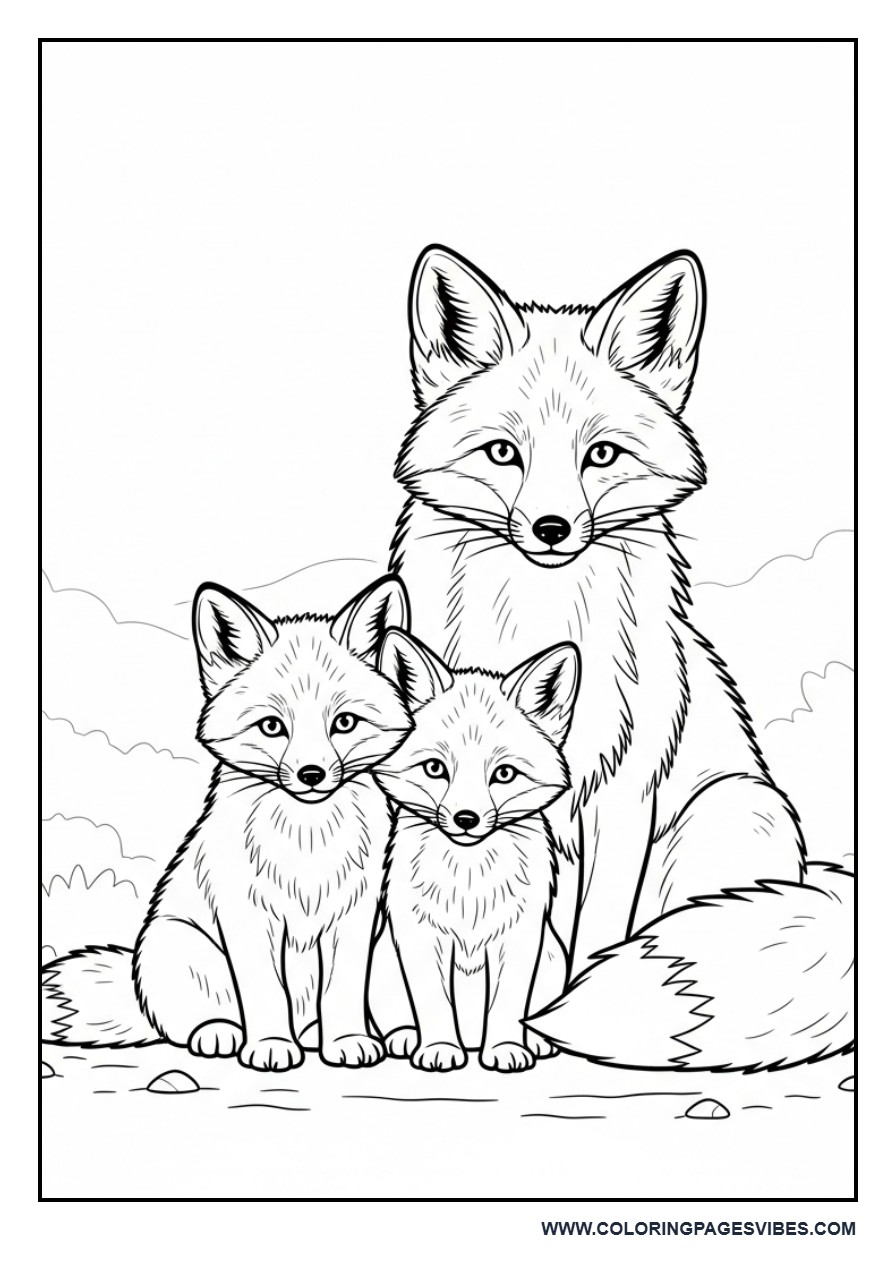 Fox Family Scene