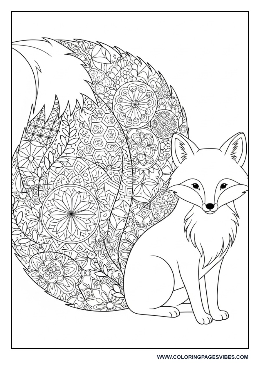 Fox Tail Pattern Focus