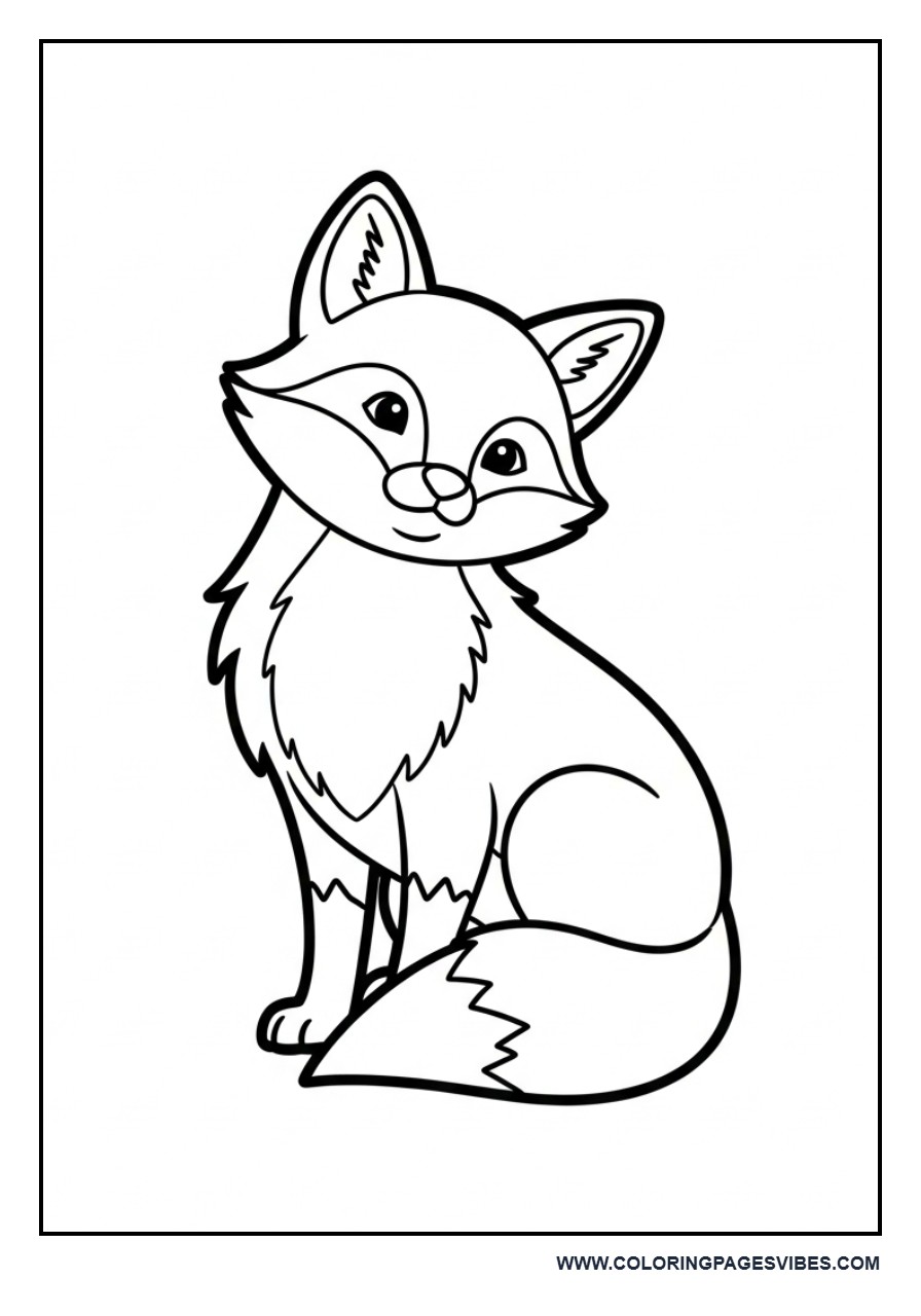 Playful Fox Looking Back