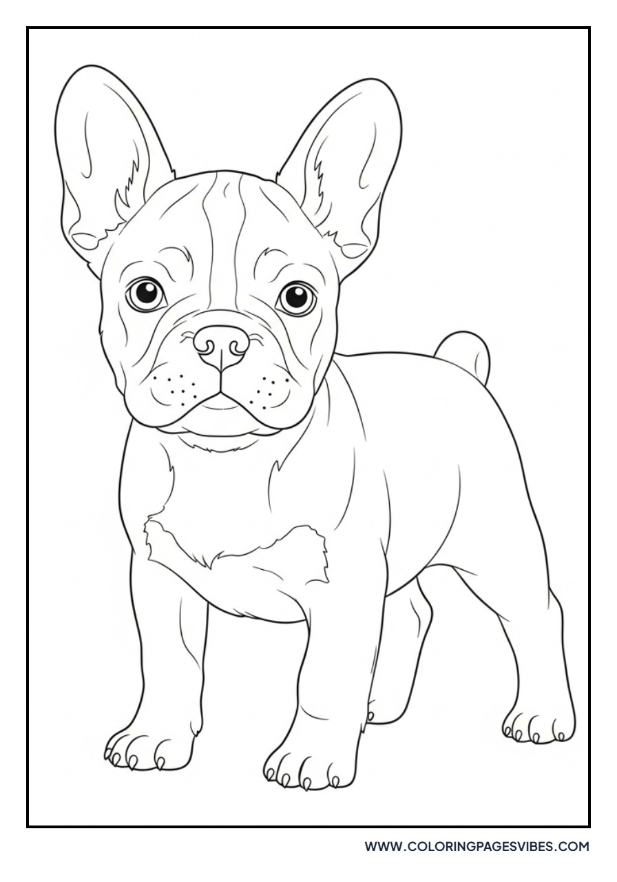 Frenchie Puppy Standing