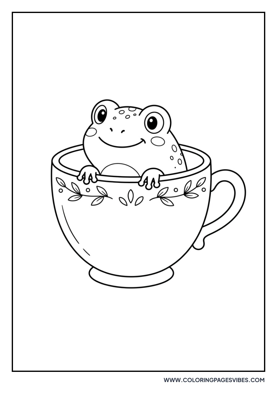 Baby Frog in a Cup