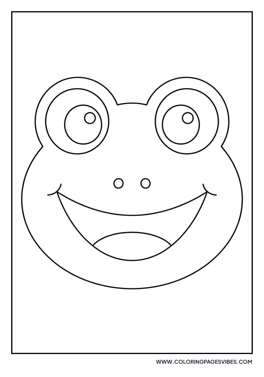 Cute Frog Portrait