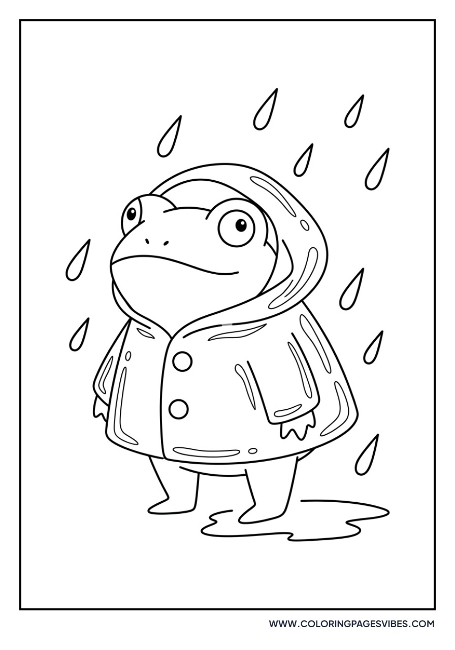 Frog in a Raincoat