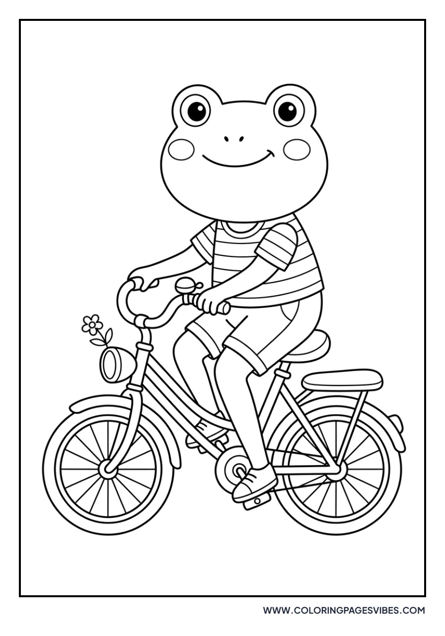 Frog on a Bicycle