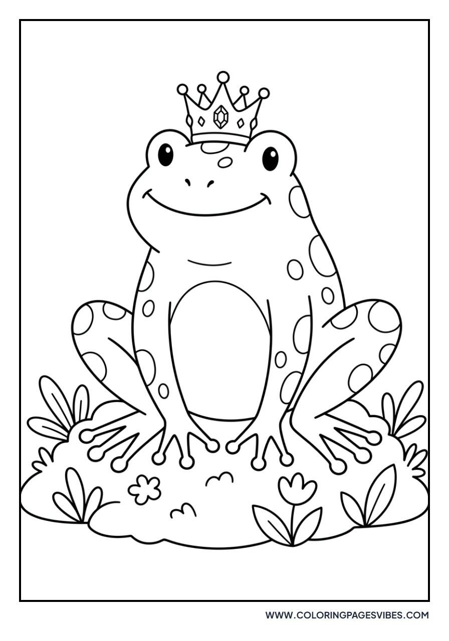 Frog Prince with Crown
