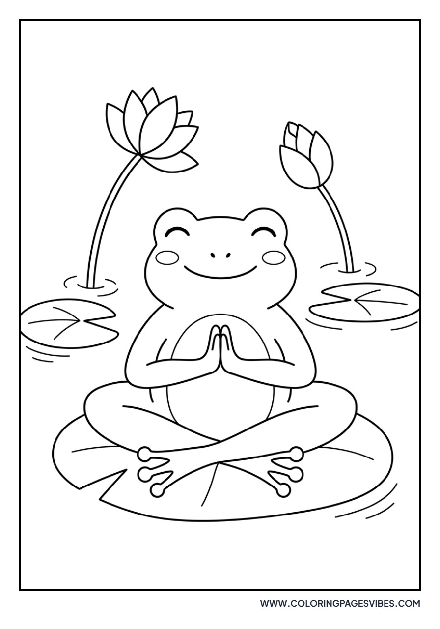 Yoga Frog Pose