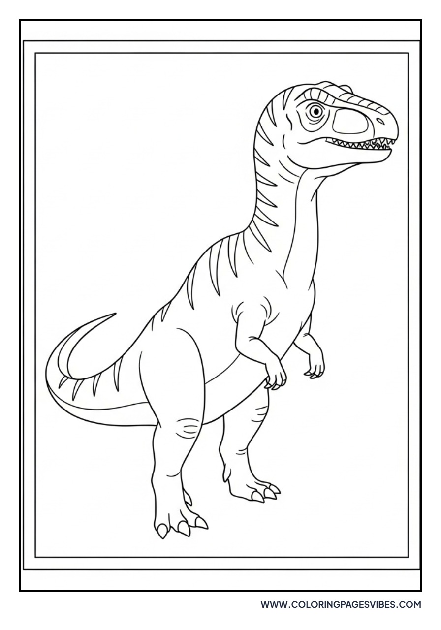 Friendly Giganotosaurus Waving