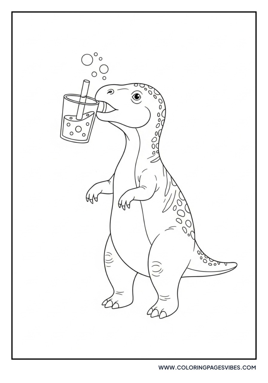 Giganotosaurus Drinking Water