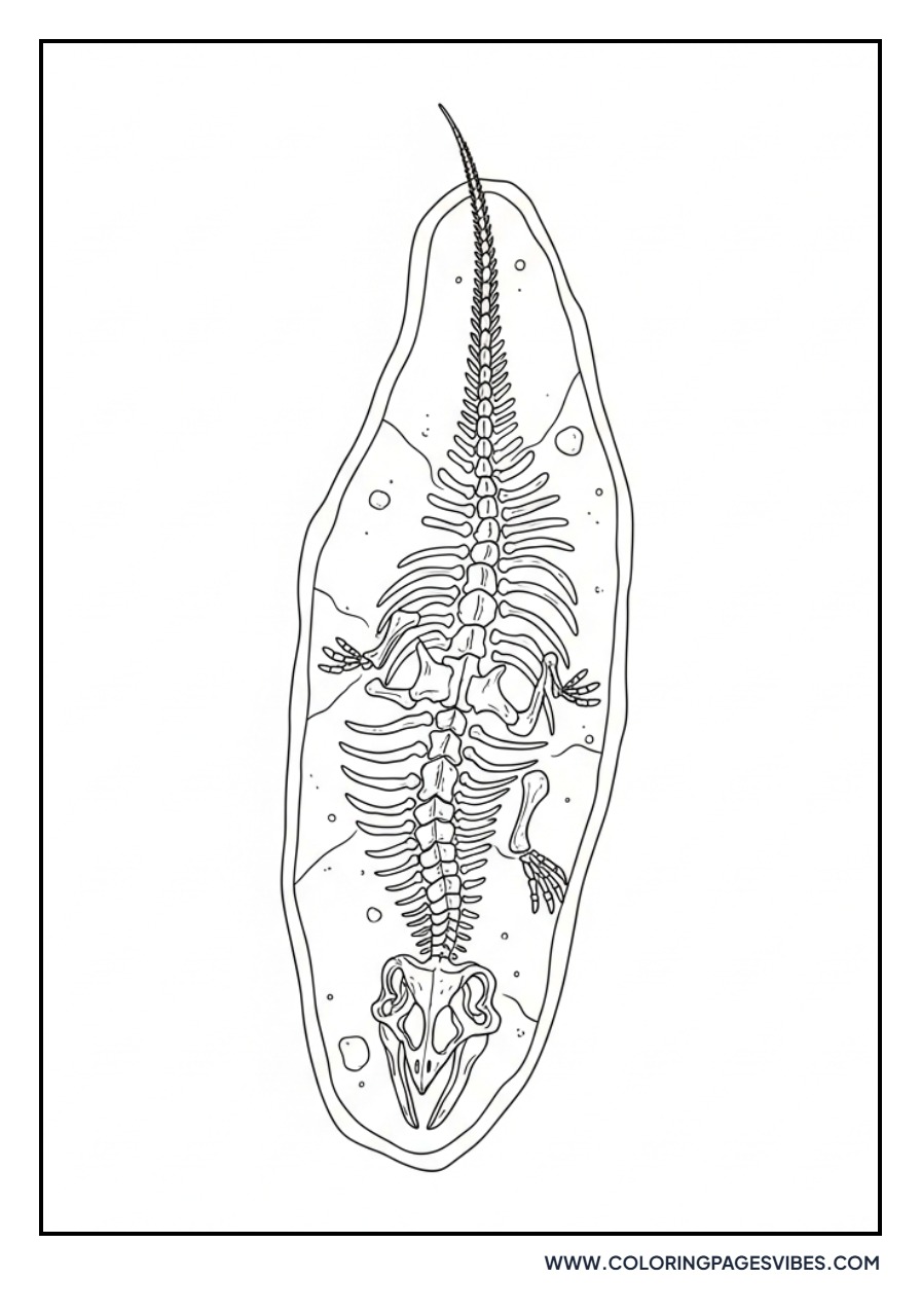 Giganotosaurus Fossil in Rock