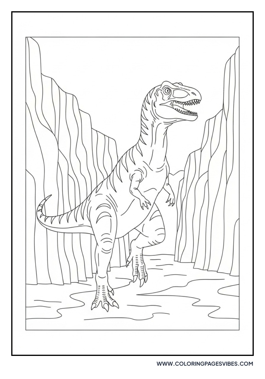 Giganotosaurus in the Canyon