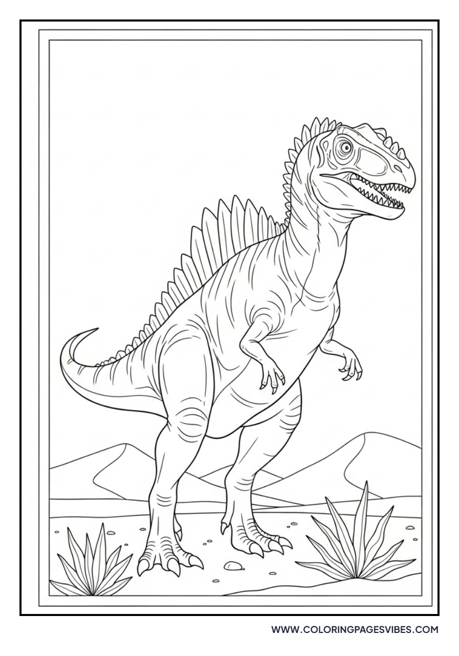 Giganotosaurus in the Desert