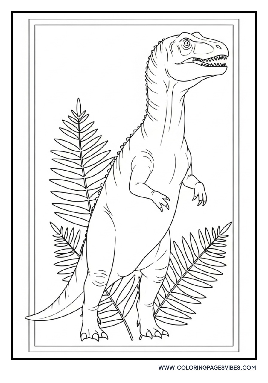 Giganotosaurus in the Ferns