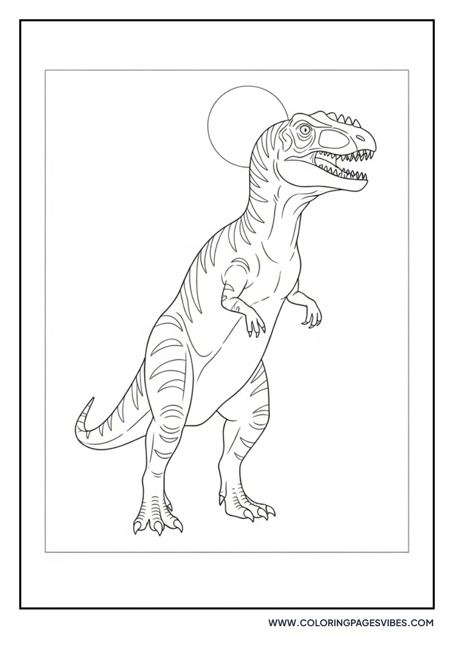 Giganotosaurus in the Moonlight
