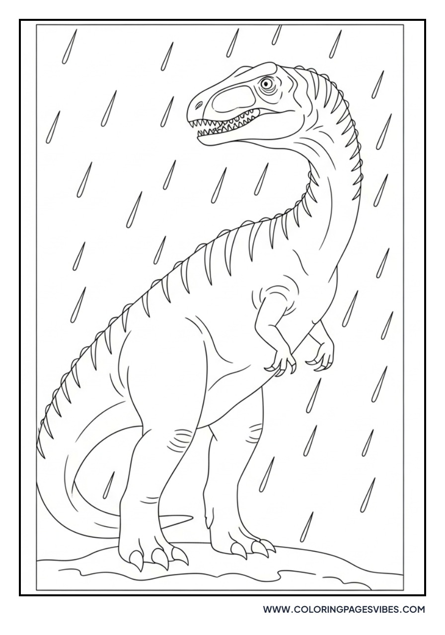 Giganotosaurus in the Rain