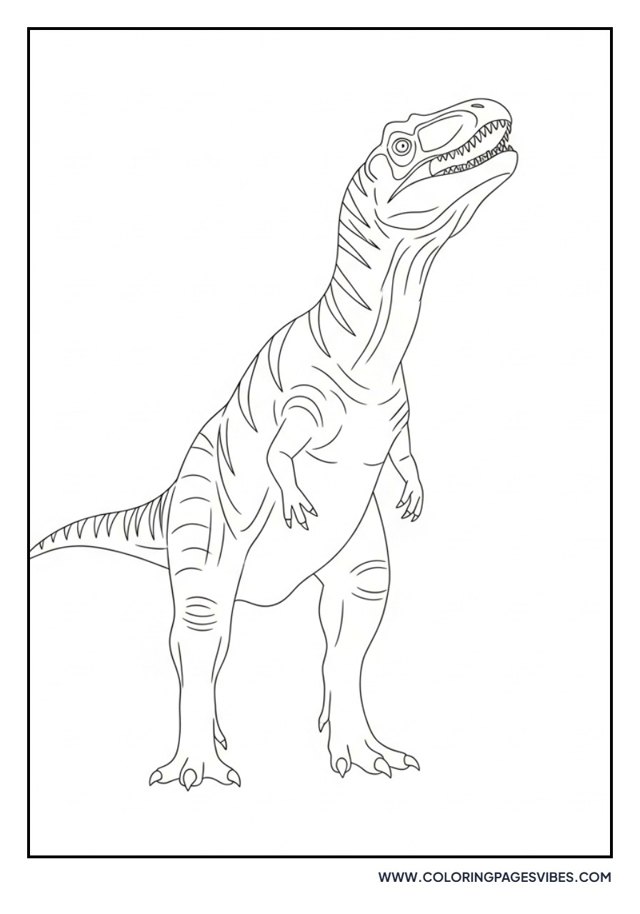 Giganotosaurus Looking at Clouds