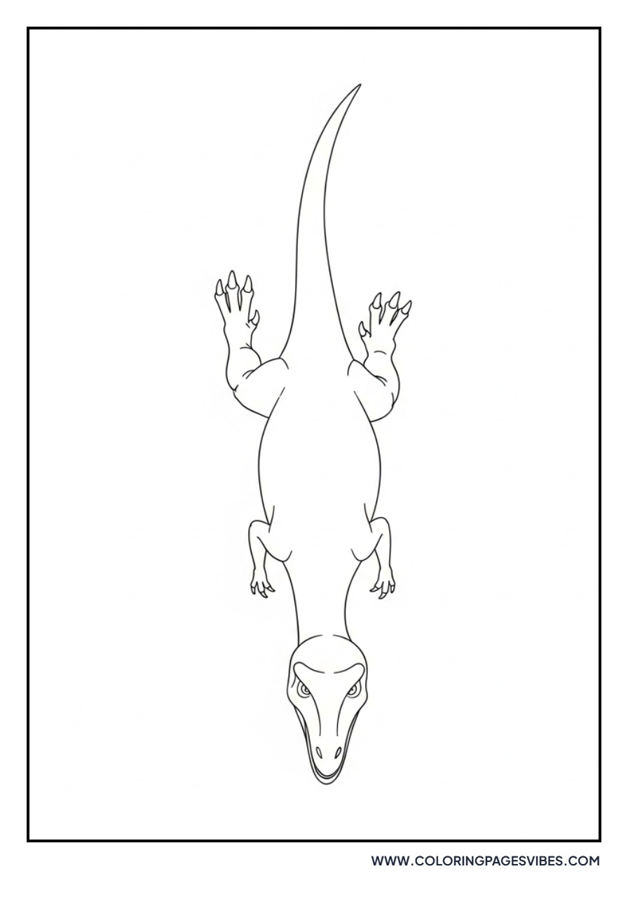 Giganotosaurus Looking at its Shadow