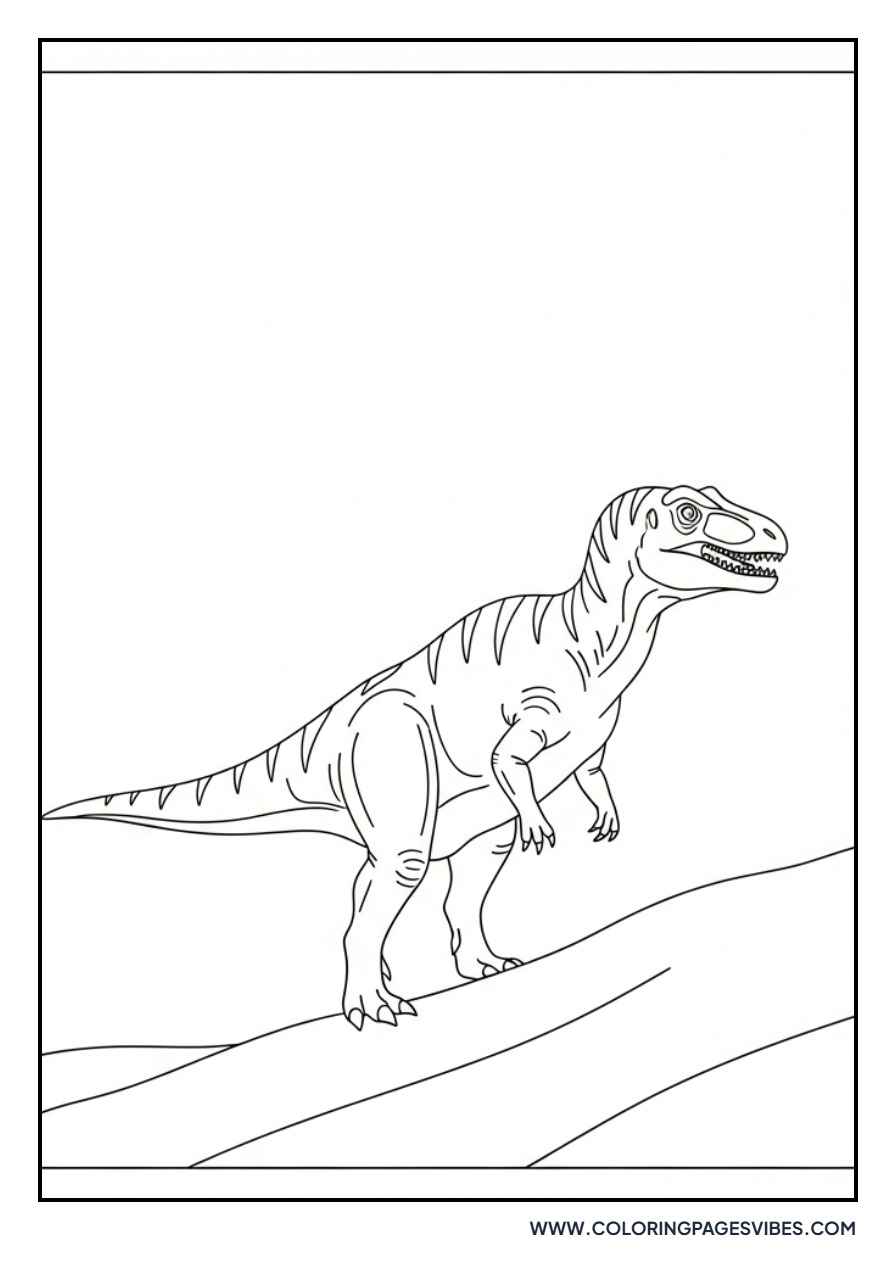 Giganotosaurus on a Hill