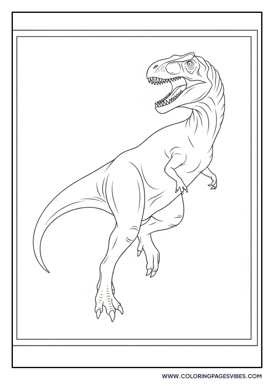 Giganotosaurus Pushing a Tree