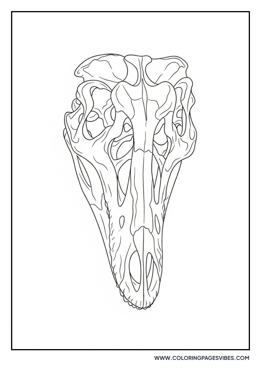 Giganotosaurus Skull Close Up