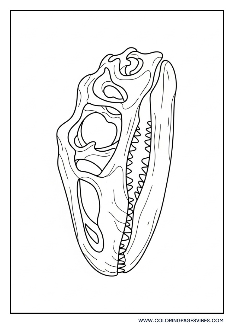 Giganotosaurus Skull Lateral View