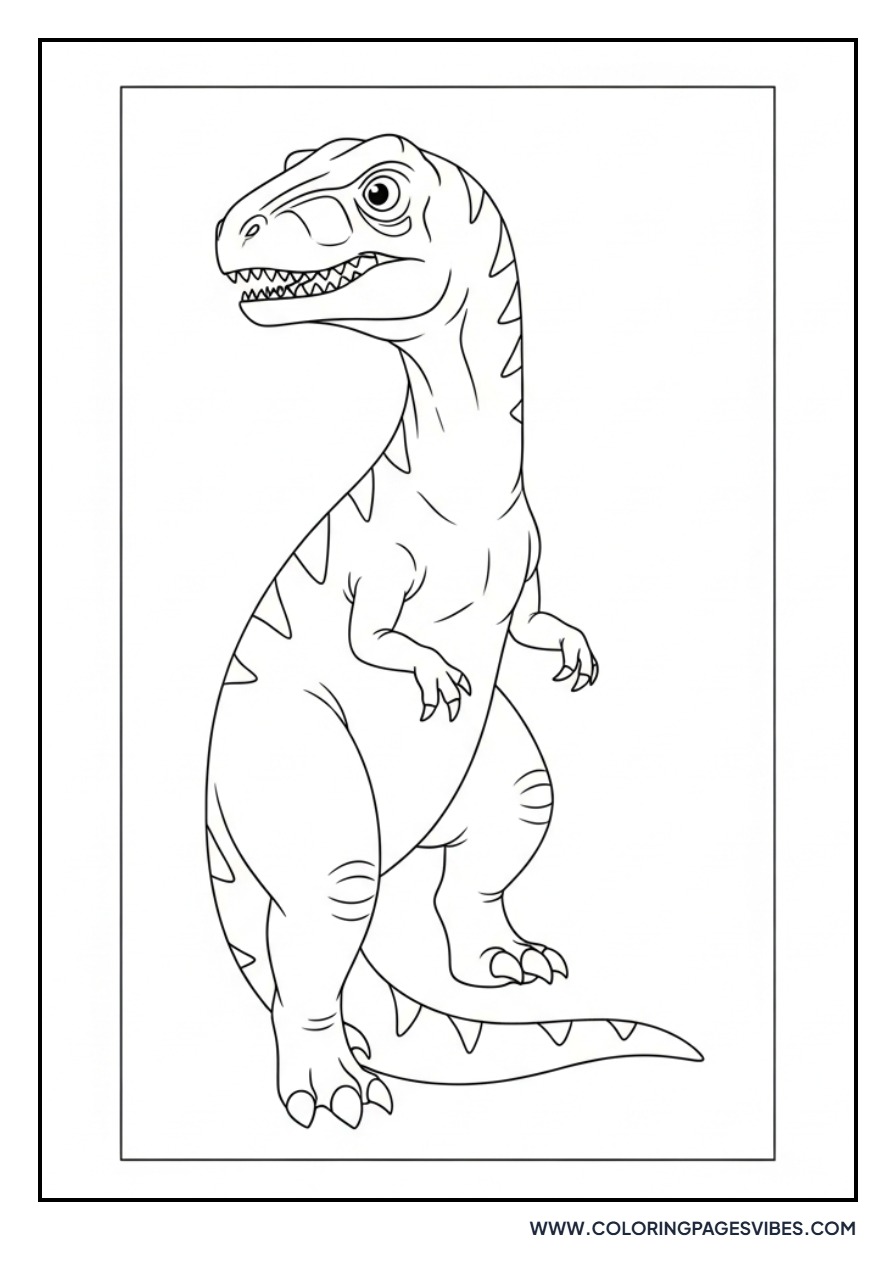 Happy Giganotosaurus Running