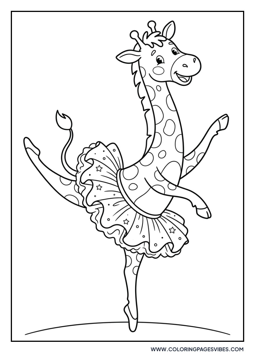 Giraffe in a Tutu