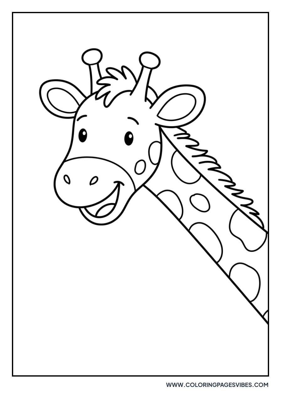Giraffe Peeking Out