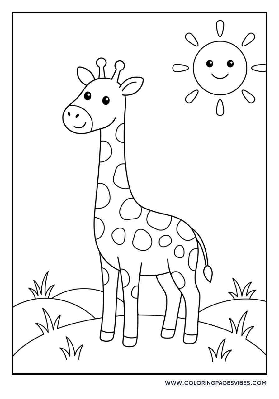 Giraffe Under the Sun