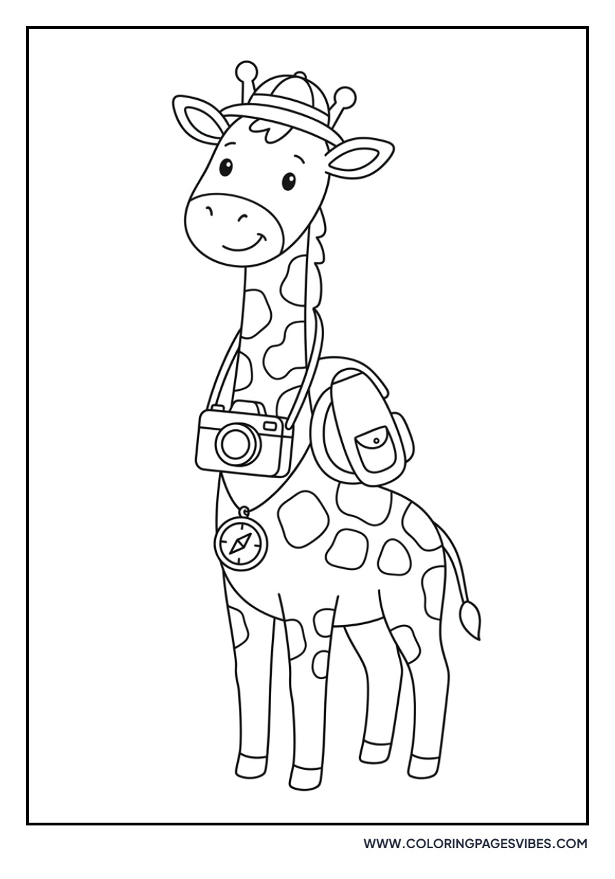 Giraffe with a Camera