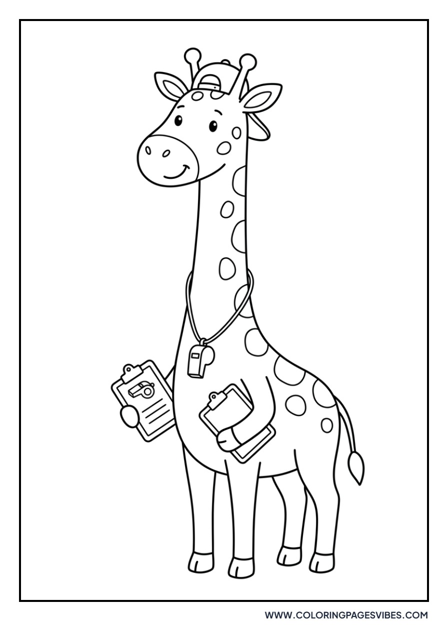 Giraffe with a Whistle