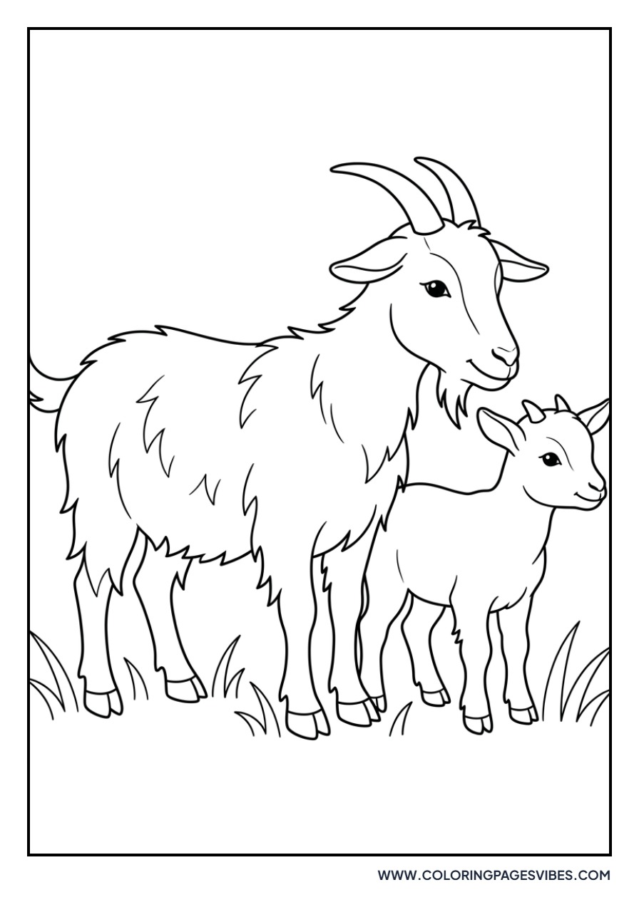 Goat and Baby Goat