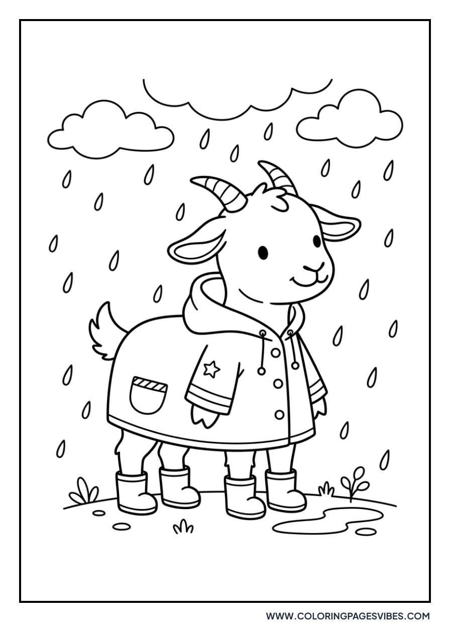 Goat in a Raincoat