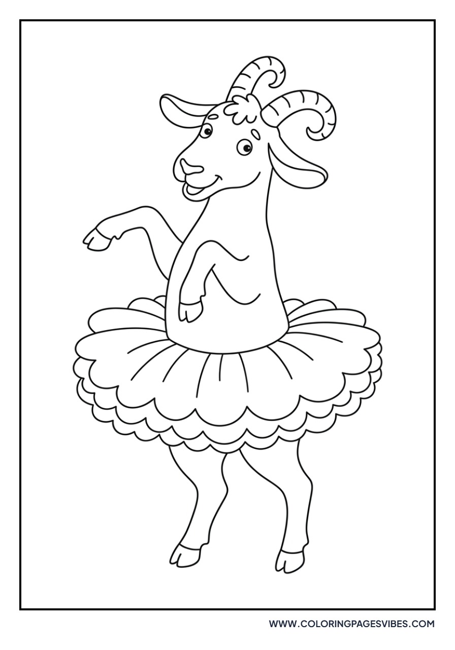 Goat in a Tutu