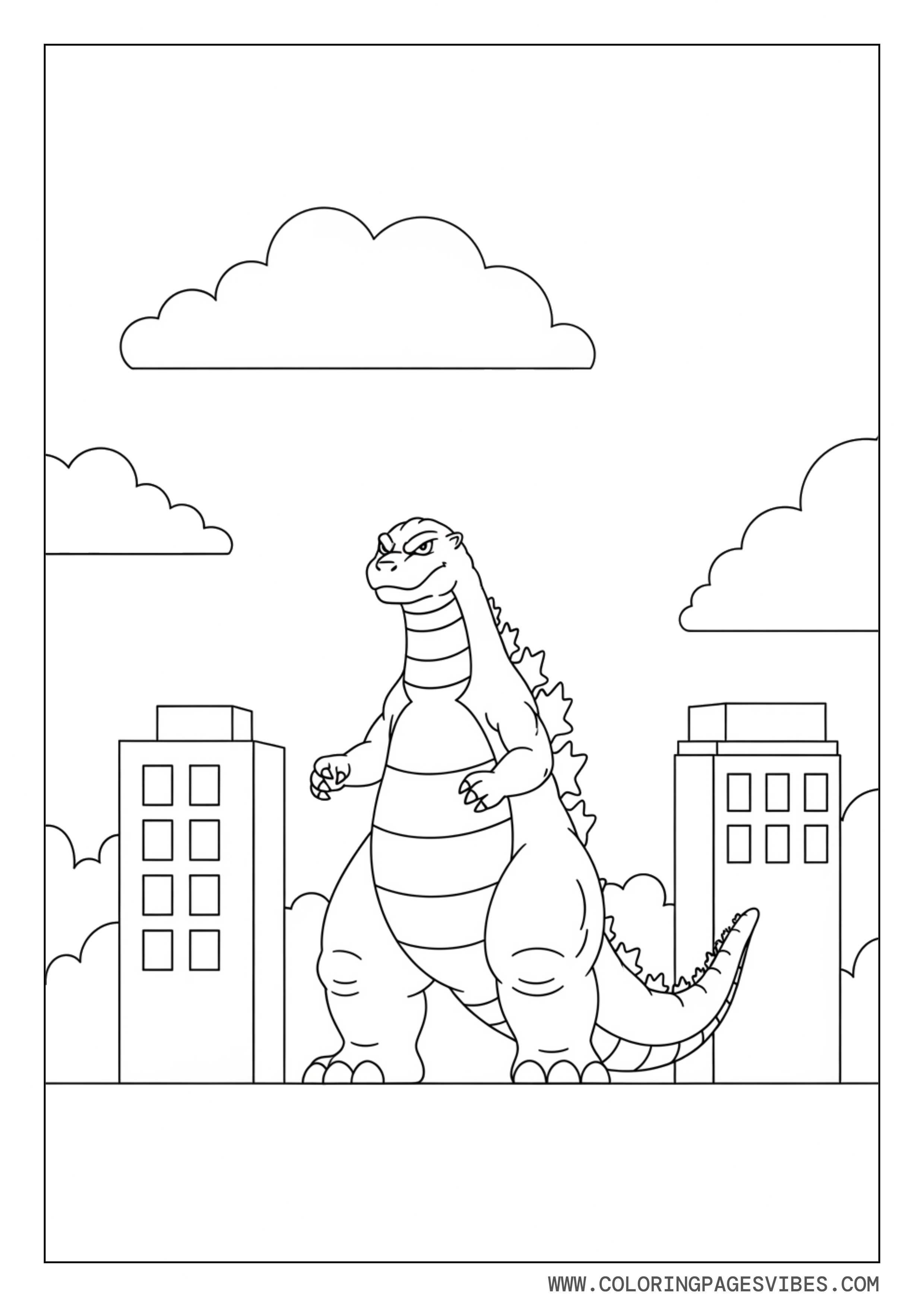 Godzilla in a Simple City