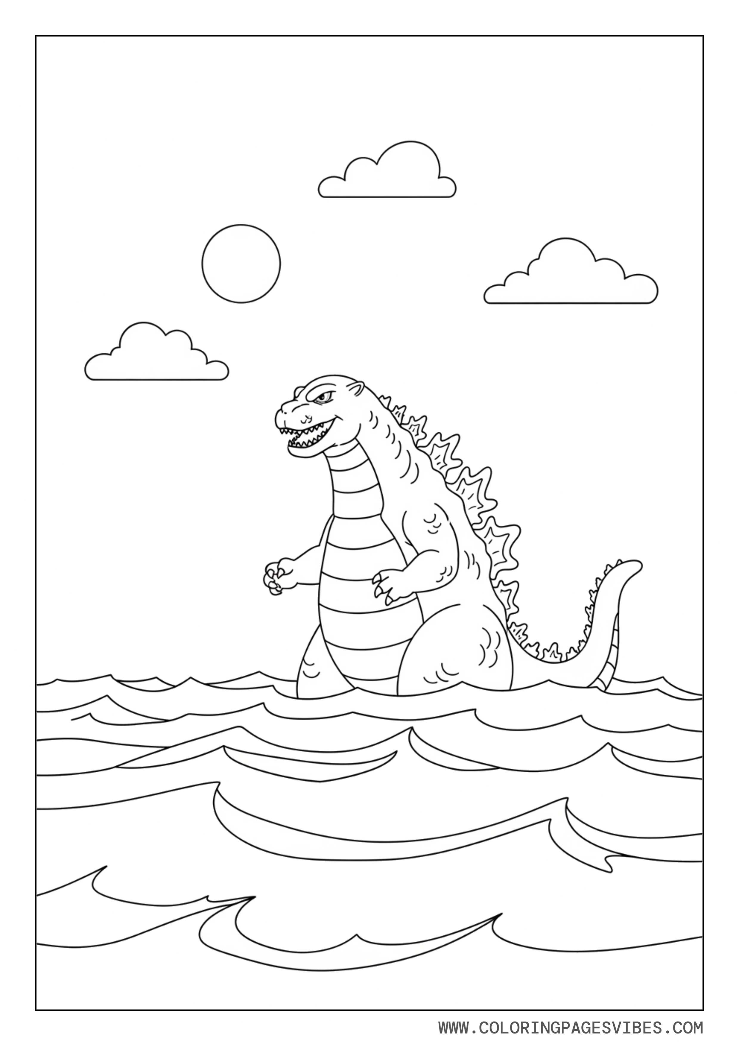 Godzilla in the Ocean